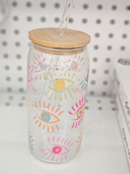 Bright Eyes Glass Cup